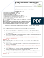 Conteúdo histórico para recuperação do 8o ano