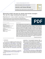 Measuring Weight Outcomes For Obesity Intervention Strategies: The Case of A Sugar-Sweetened Beverage Tax