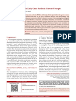 Intraspinal Anomalies in Early