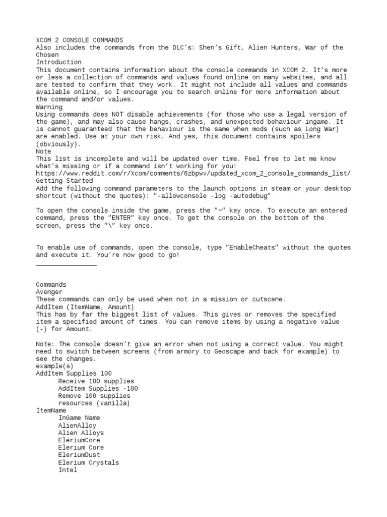 Xcom | PDF | Command Line Interface | Weaponry