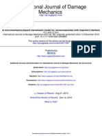 A Micromechanics based Viscoelastic Model for Nanocomposites