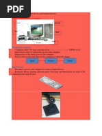 Basic Components of A Computer: Computer Basics (Input Device and Output Device)