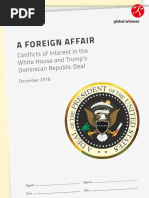 Global Witness Report on Trump's Deal in Dominican Republic