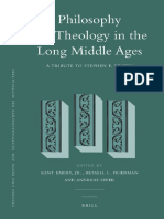 Philosophy and Theology in The Long Middle Ages Studien Und Texte Zur Geistesgeschichte Des Mittelalters PDF