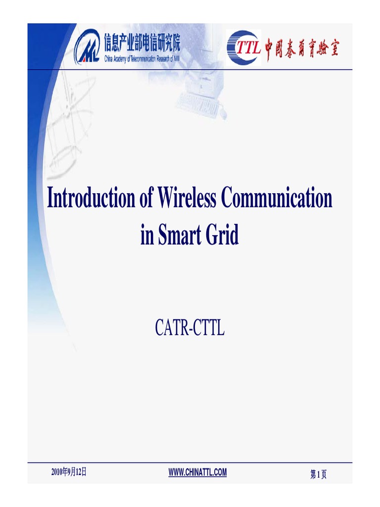 2.3 Introduction of Wireless Communication in Smart Grid | PDF | Smart ...