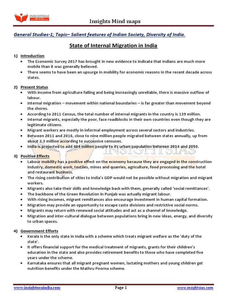Economics - PDF 1 | PDF | Migrant Worker | Human Migration