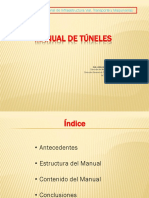 1 MANUAL de TUNELES Juan Apaclla Caja I Congreso Internacional de Infraestructura Vial Transporte y Maquinarias