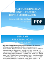 Segmentasi, Targeting, Dan, Positioning PT Astra Honda Motor (AHM)