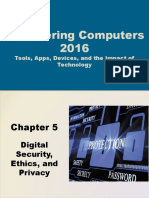 Discovering Computers 2016: Digital Security, Ethics, and Privacy