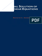 Krzysztof A. Sikorski-Optimal Solution of Nonlinear Equations-Oxford University Press (2001)