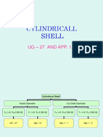 Cylindricall Shell: UG - 27 AND APP. 1.1