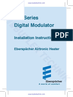 Eberspacher 80110003 Controller Installation Instruction Manual