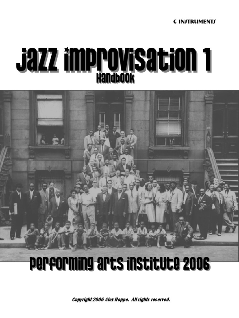 Alex Noppe - Jazz Improvisation 1 PDF | PDF | Jazz