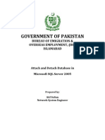 Attach and Detach Pakistan Bureau Emigration Database