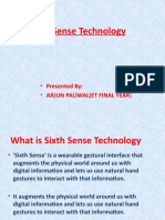 Arjun 6 Sense Technology Ppt