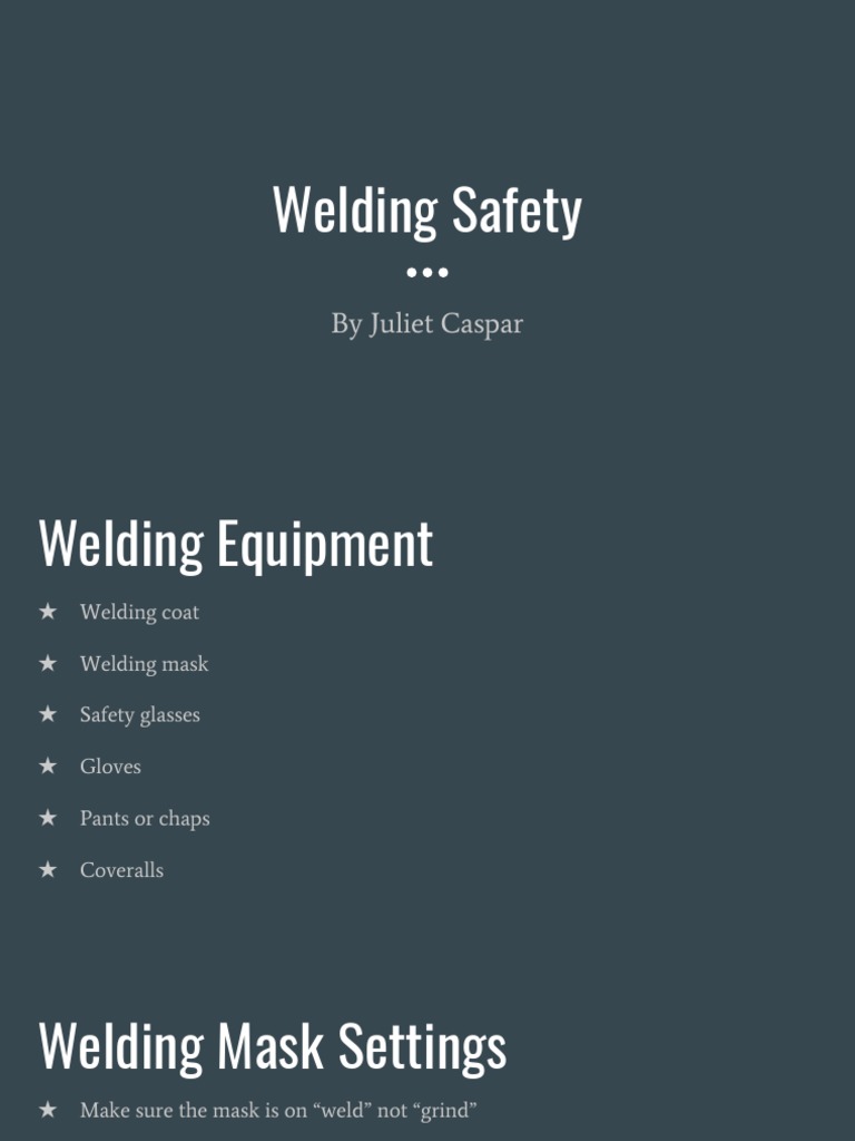 Welding Safety PDF