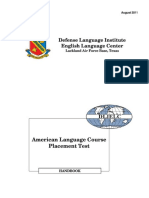 Defense Language Institute English Language Center Lackland Air Force Base, Texas