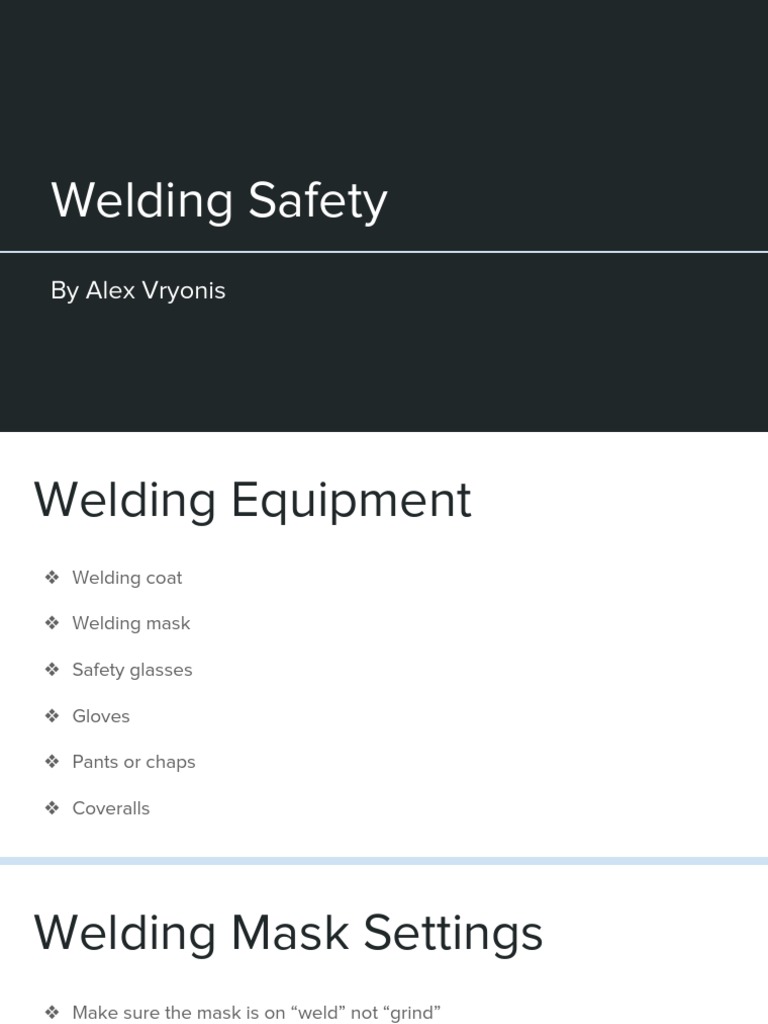Welding Safety PDF