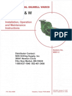 Centrifuga Mission S 118 and W 178 Series Parts List Operation and Maintanence Manual