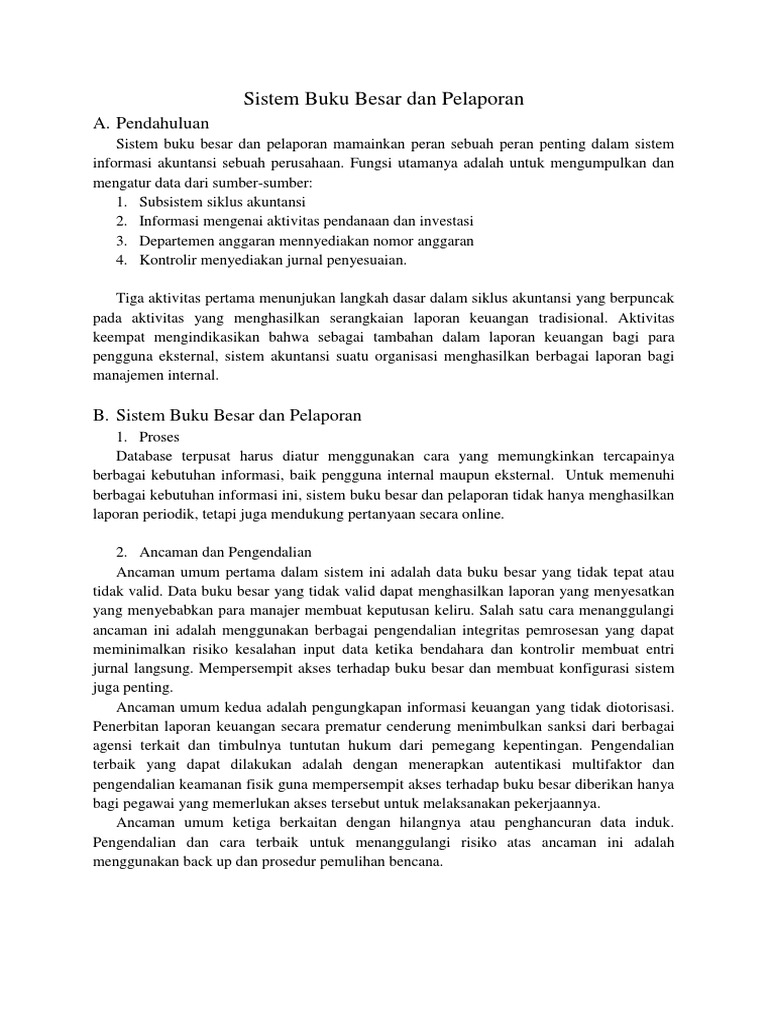 11. Sistem Buku Besar Dan Pelaporan