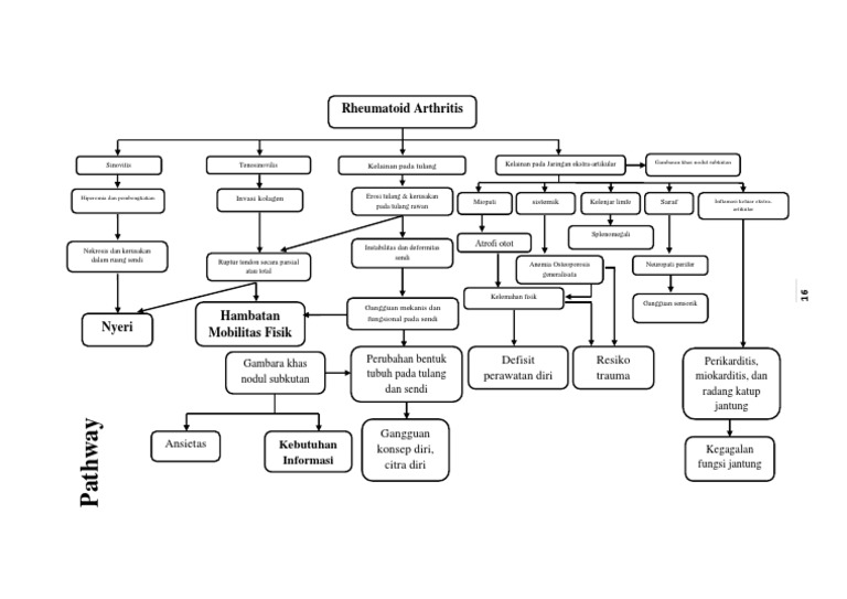 Pathway Rheumatoid Arthritis dan Komplikasi | PDF
