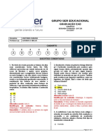 Gabarito segunda chamada anatomia humana