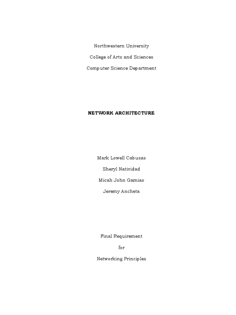 Understanding Network Architecture Types | PDF | Osi Model | Peer To Peer