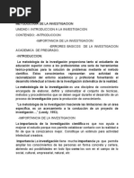 Errores de La Investigacion