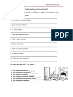 Worksheet Present Perfect 1