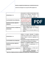 Formulacion de Objetivos