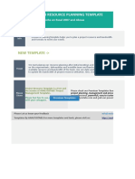 Analysistab Resource Planning Template