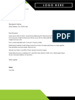 Company Letter Template