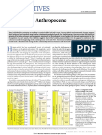 Defining The Anthropocene (Lewis 2015) Nature