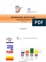 Laporan Real Quick Count Script Inter Media Kota Depok 2010