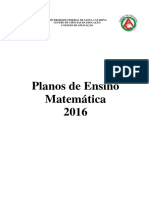 Plano de Ensino de Matemática para 6o ano do Ensino Fundamental no Colégio de Aplicação da UFSC