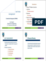 Construction Project Cost and Value Management