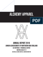 Alchemy Apparel Annual Report