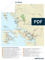 BC Ferries Route Map: Routes, Destinations and Terminals