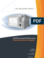 High resolution optical spectrum analyzer AP2050