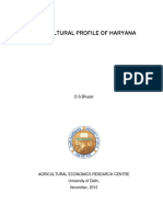 15.2012-Agricultural Profile of Haryana by DSB