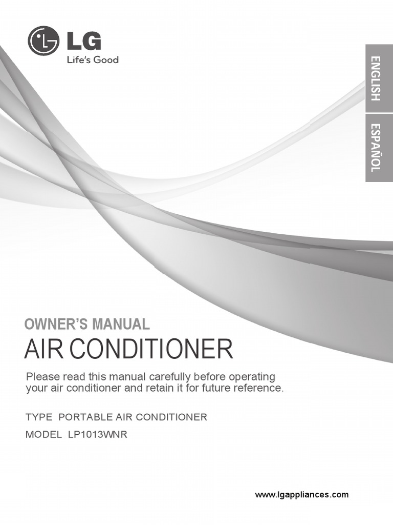 LG Air Conditioner Manual PDF Fahrenheit Manufactured Goods