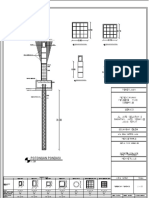 Potongan Pondasi: Tampak Atas Footplate Utama Tampak Atas Footplate Teras