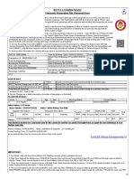 Irctcs E-Ticketing Service Electronic Reservation Slip (Personal User)