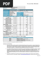 Customer Contract Quote Number Quote Date: Total For Freight USD 3030