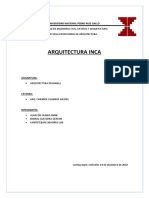 Monografía Arquitectura Inca