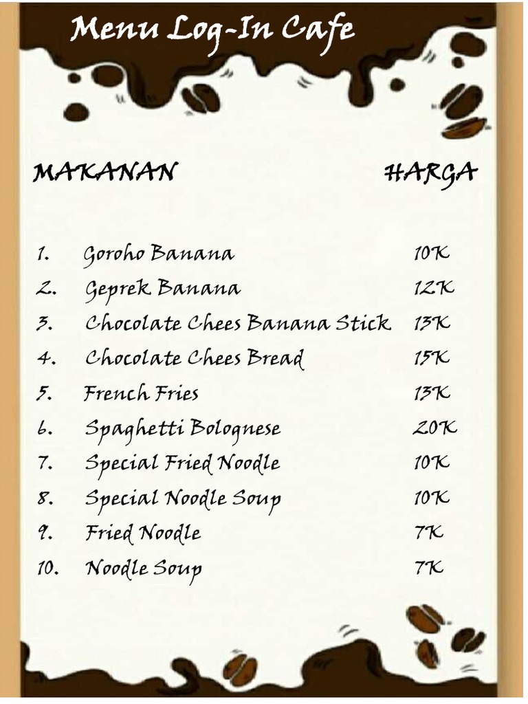 Makanan Harga | PDF | Cooking, Food & Wine | Wellness