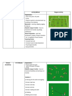 Section Period Activity/Method Diagram Activity Warm Up 5-10 Minutes Organization