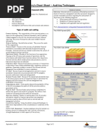 Larrys Cheat Sheet Auditing Techniques