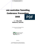 13th Australian Tunnelling Conference Proceedings 2008
