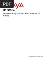 Administering Contact Recorder En